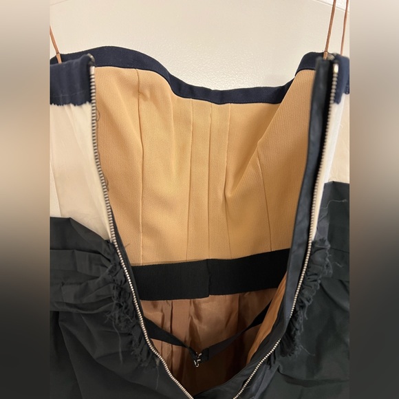 Carven Structured Top Taffeta Bustier Dress - Picture 17 of 17